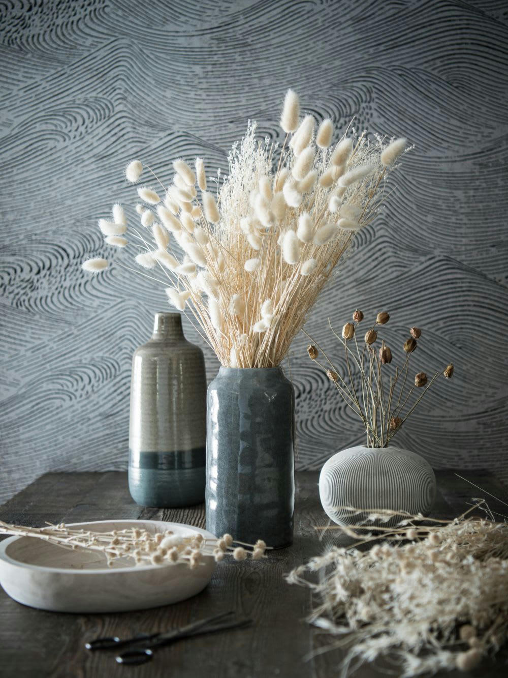 - Bouquet de fleurs séchées