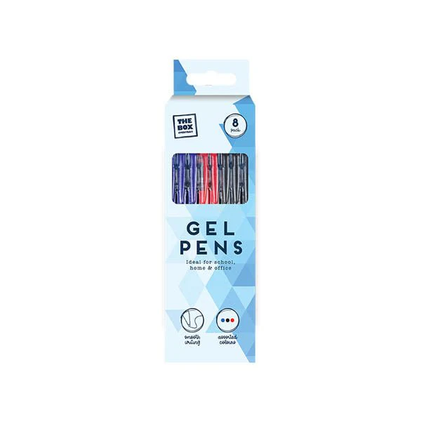 The Box Everyday Gel Pens 8 Pack