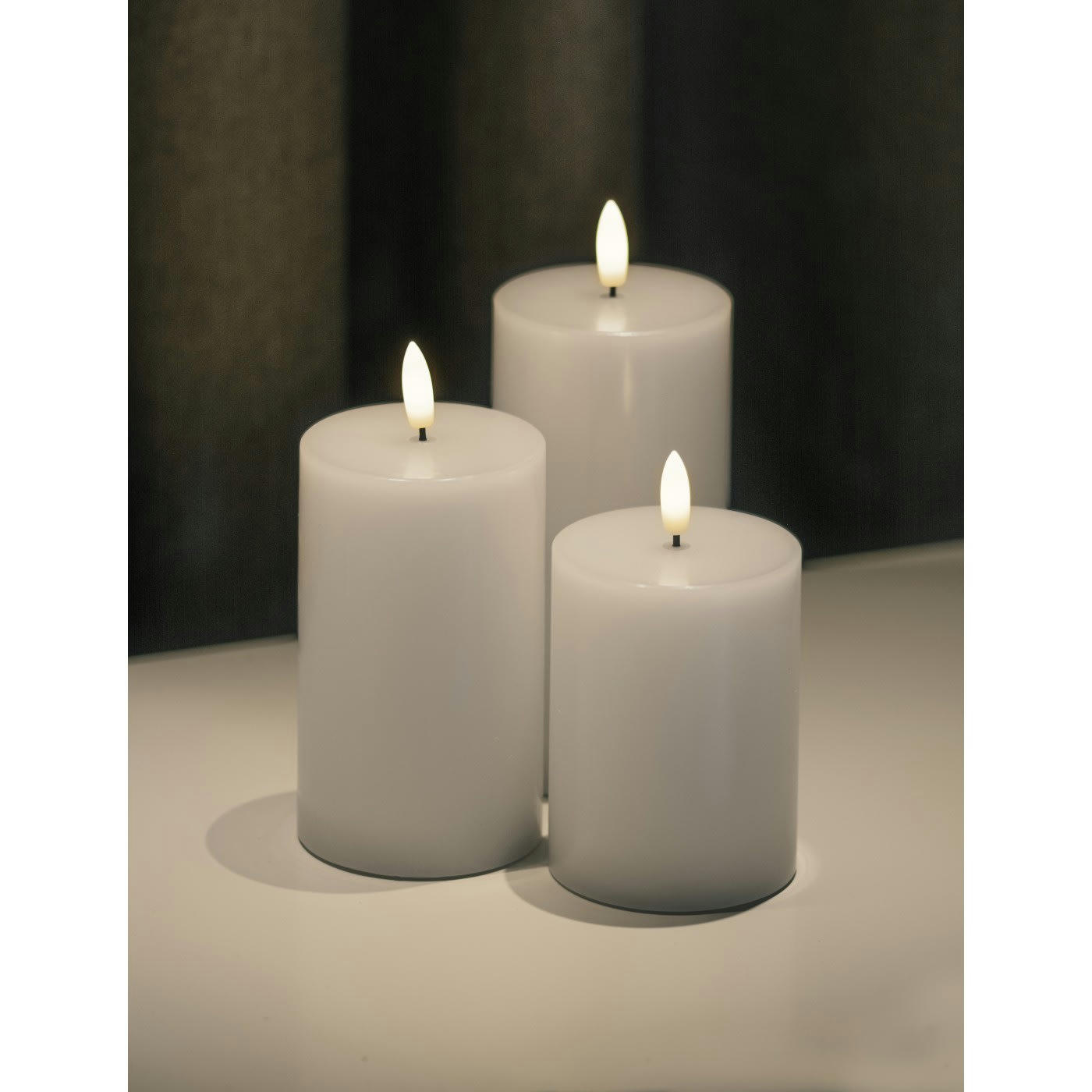 - Bougie LED Sille D 7cm à Piles