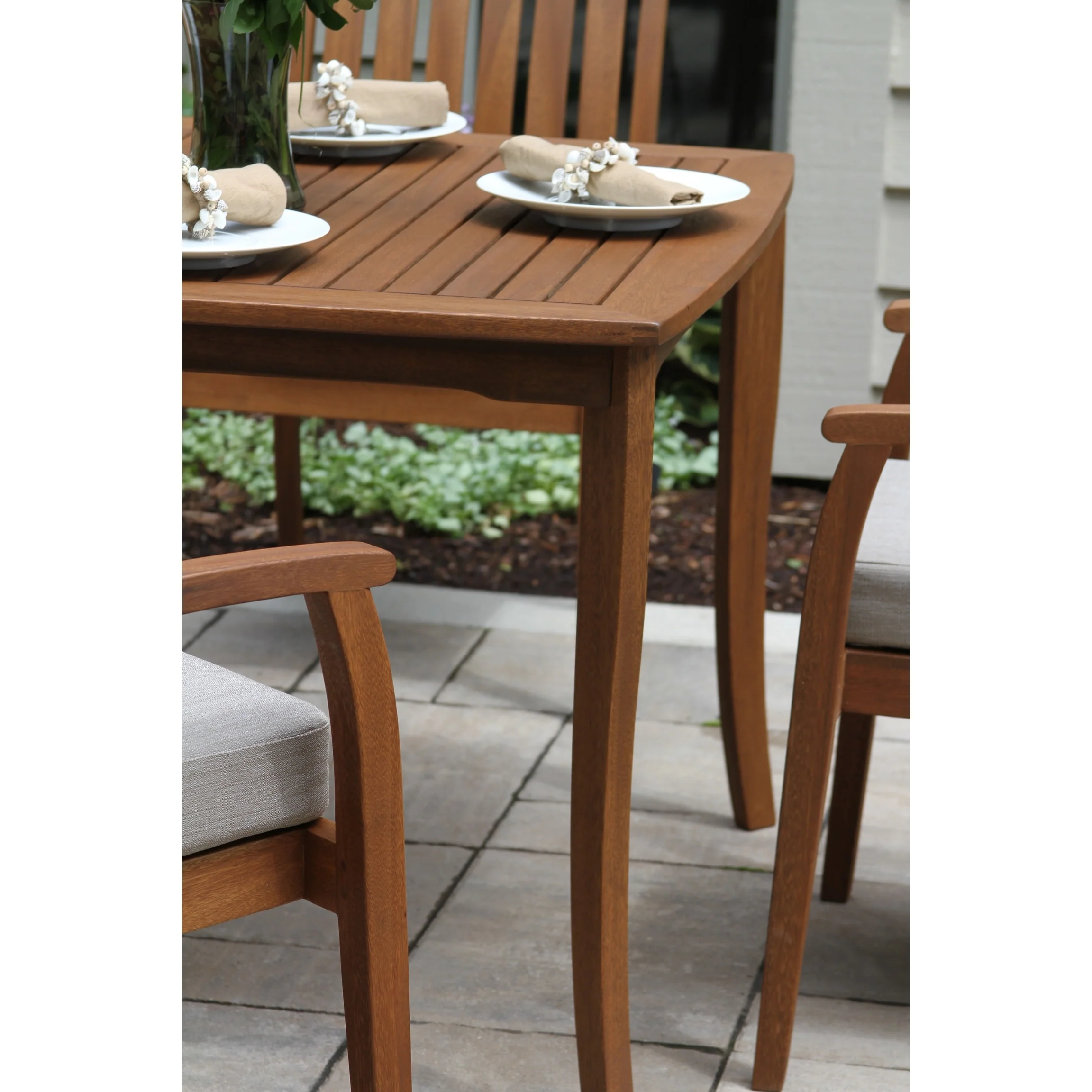 Eilaf Square Eucalyptus Dining Table - N/A