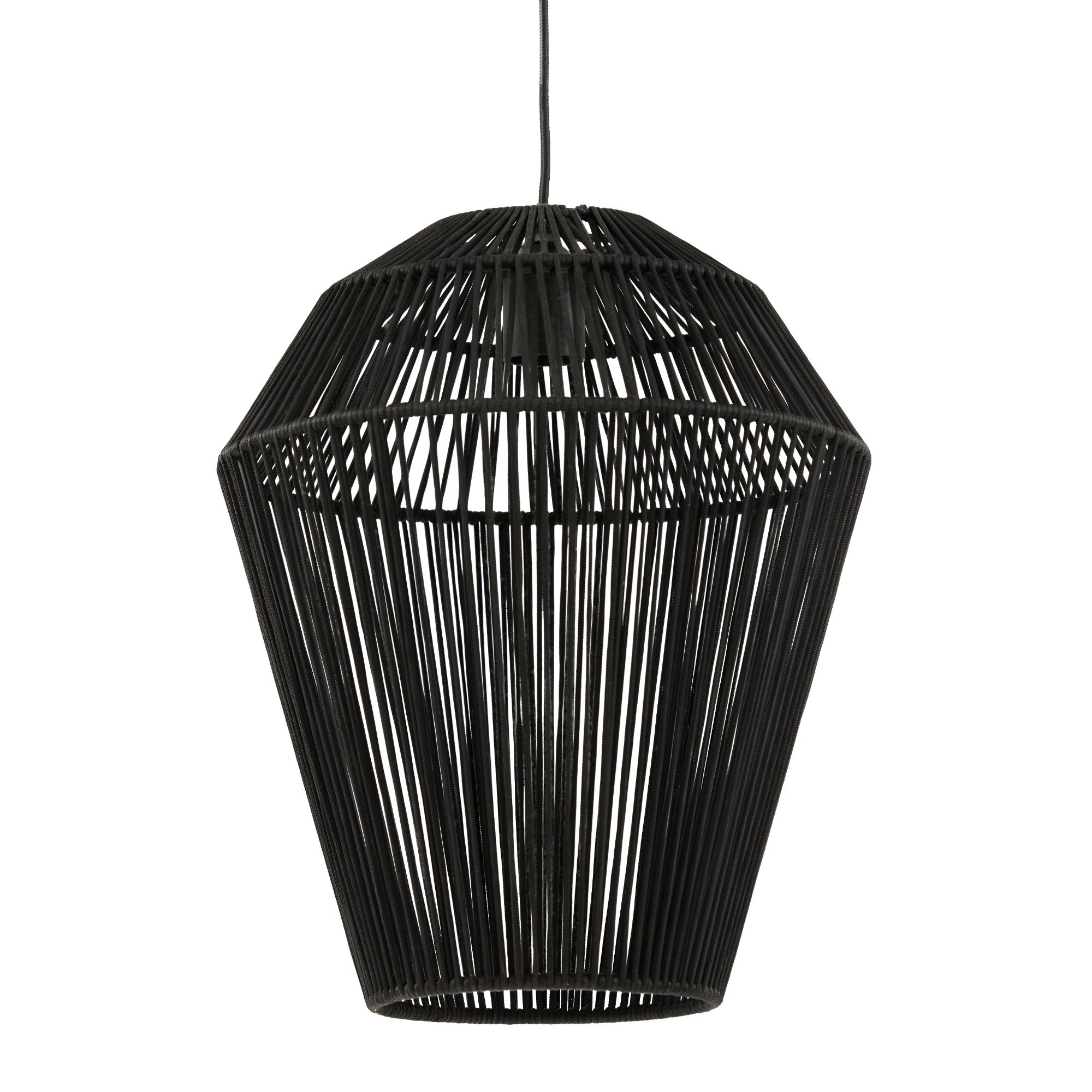 Light & Living hanglamp Deya - zwart - Ø45cm