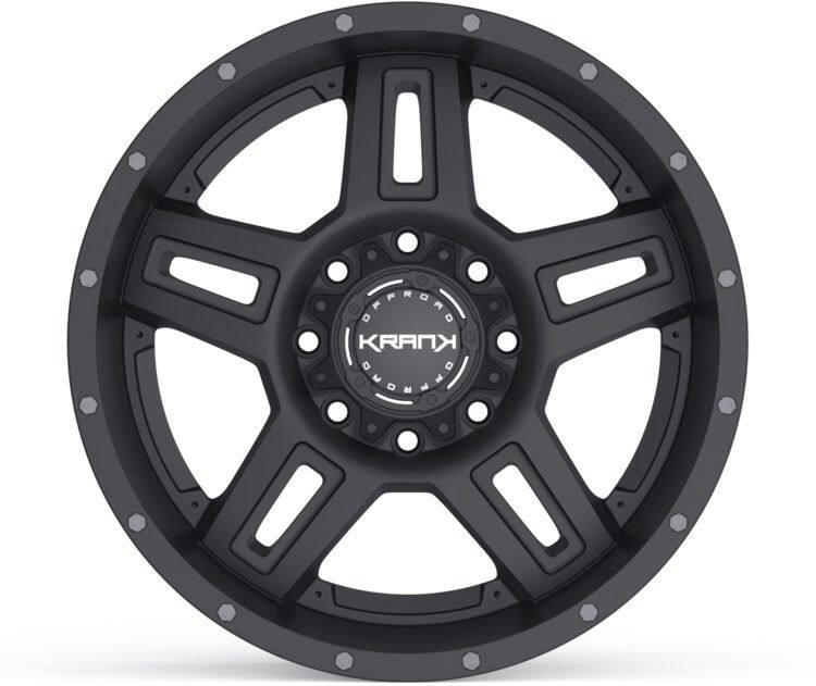 Krank Hammer Alloy Wheel/Rim, Satin Black