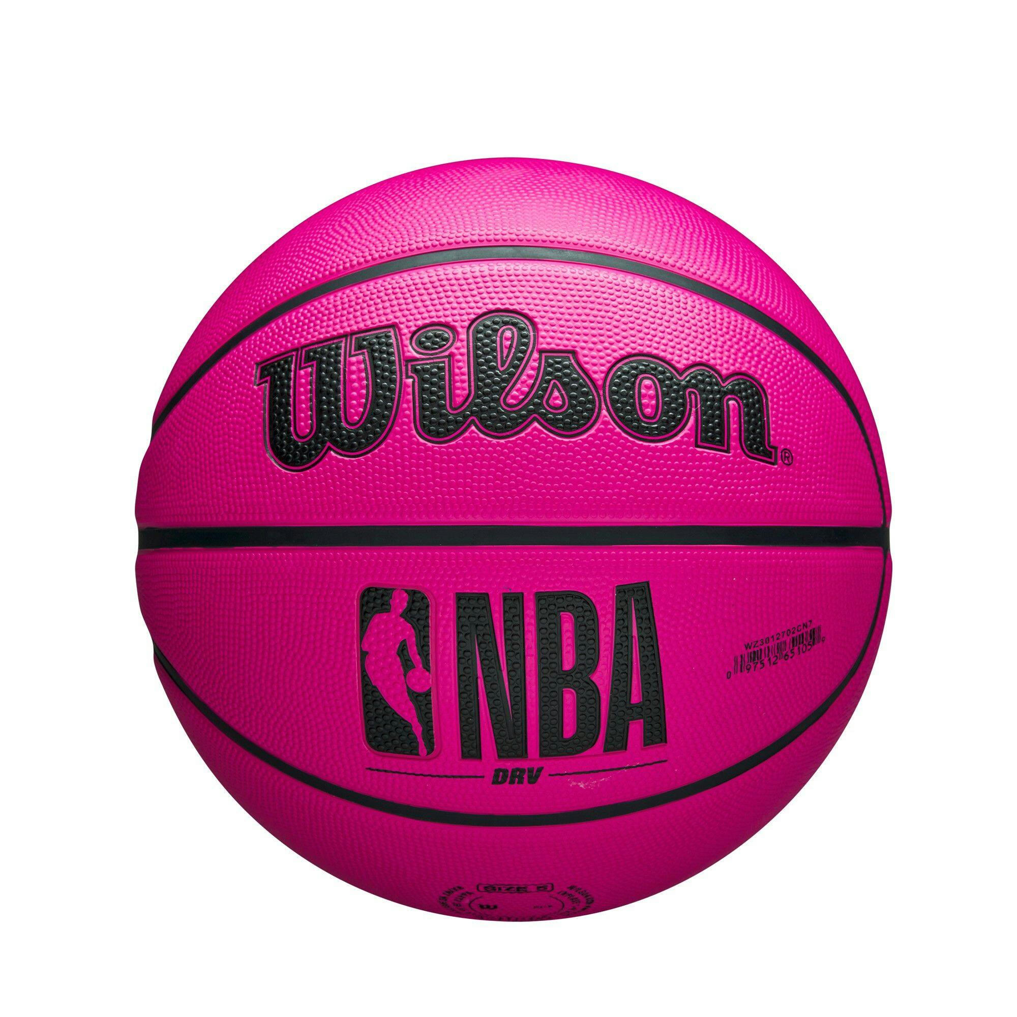 Wilson DRV Series Basketball for Kids, Size 5, Pink