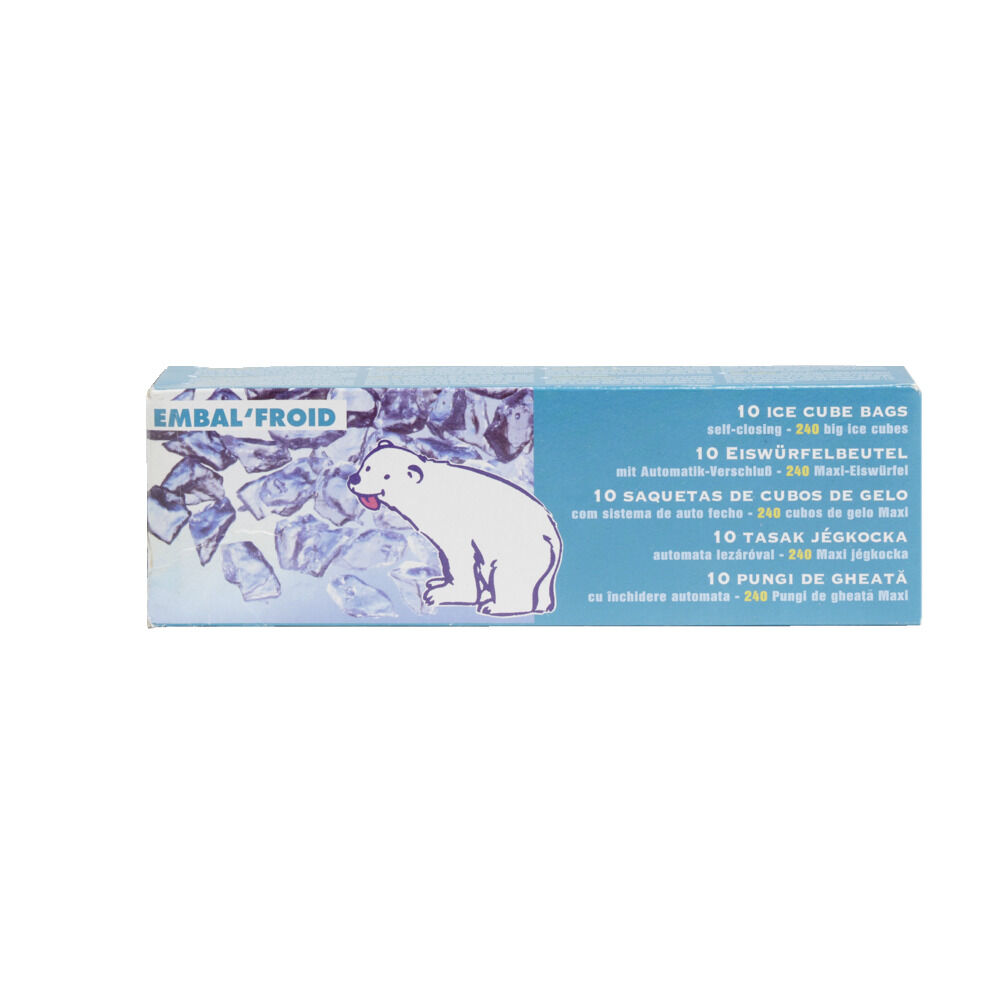 Sachets de congélation spécial 24 glaçons x10 sacs