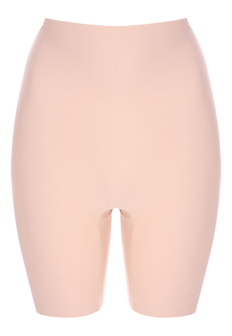 Womens Beige Light Support Control Shorts