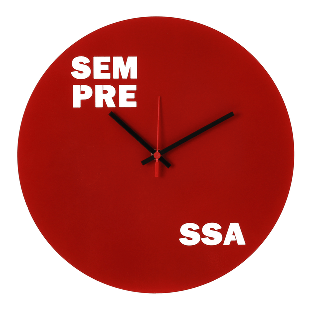 RELÓGIO DE PAREDE TUDO OU TUDO SEM PRESSA 35 CM