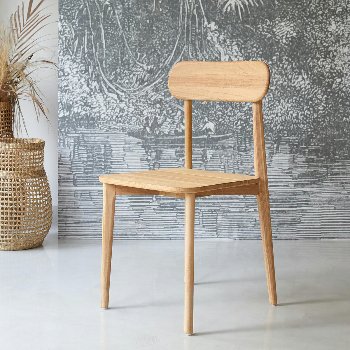 JONÀK - Chaise en teck massif