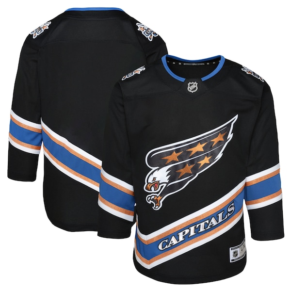 Washington Capitals Youth Alternate 50th Anniversary Premier Jersey - Black