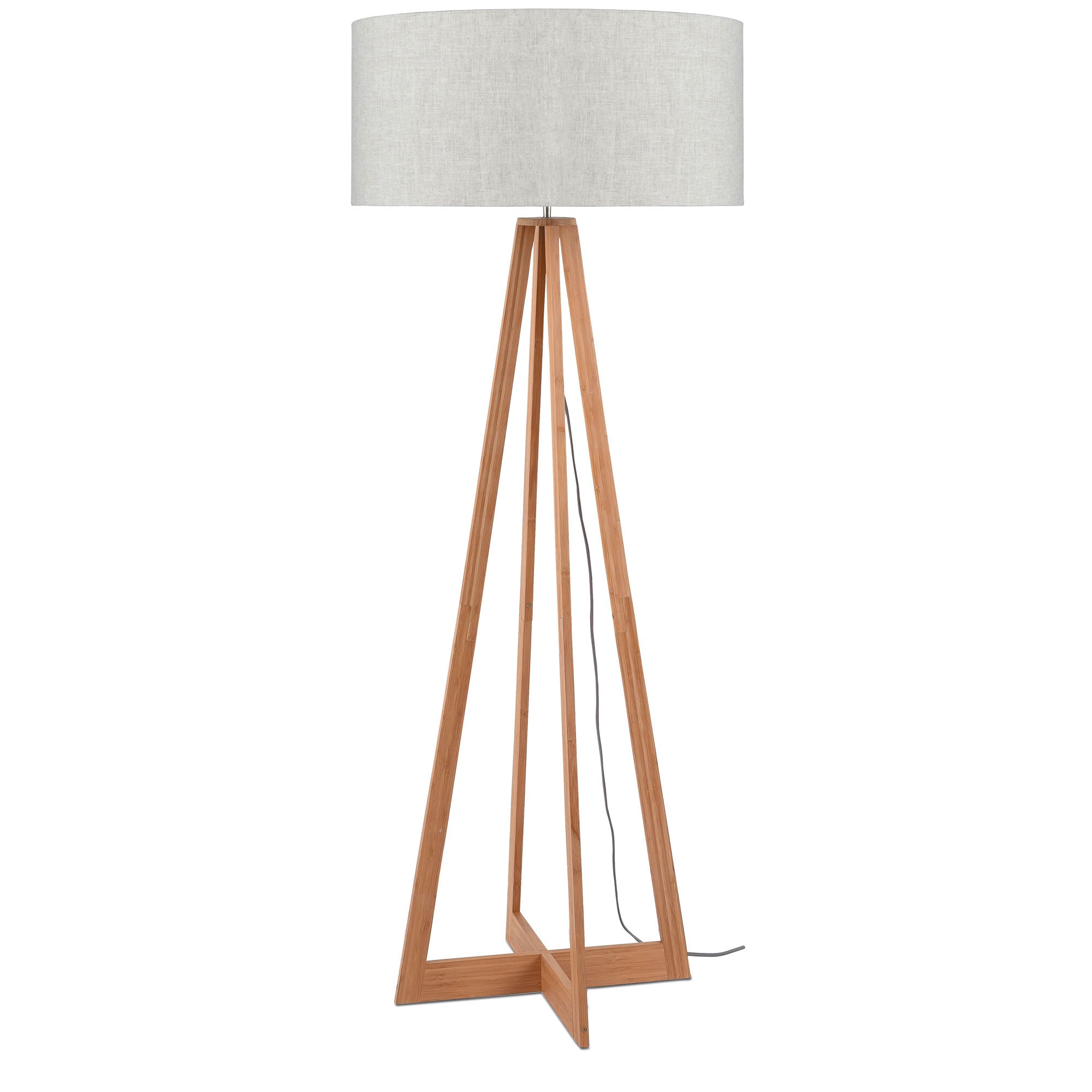 GOOD&MOJO vloerlamp Everest - bruin - Ø60cm