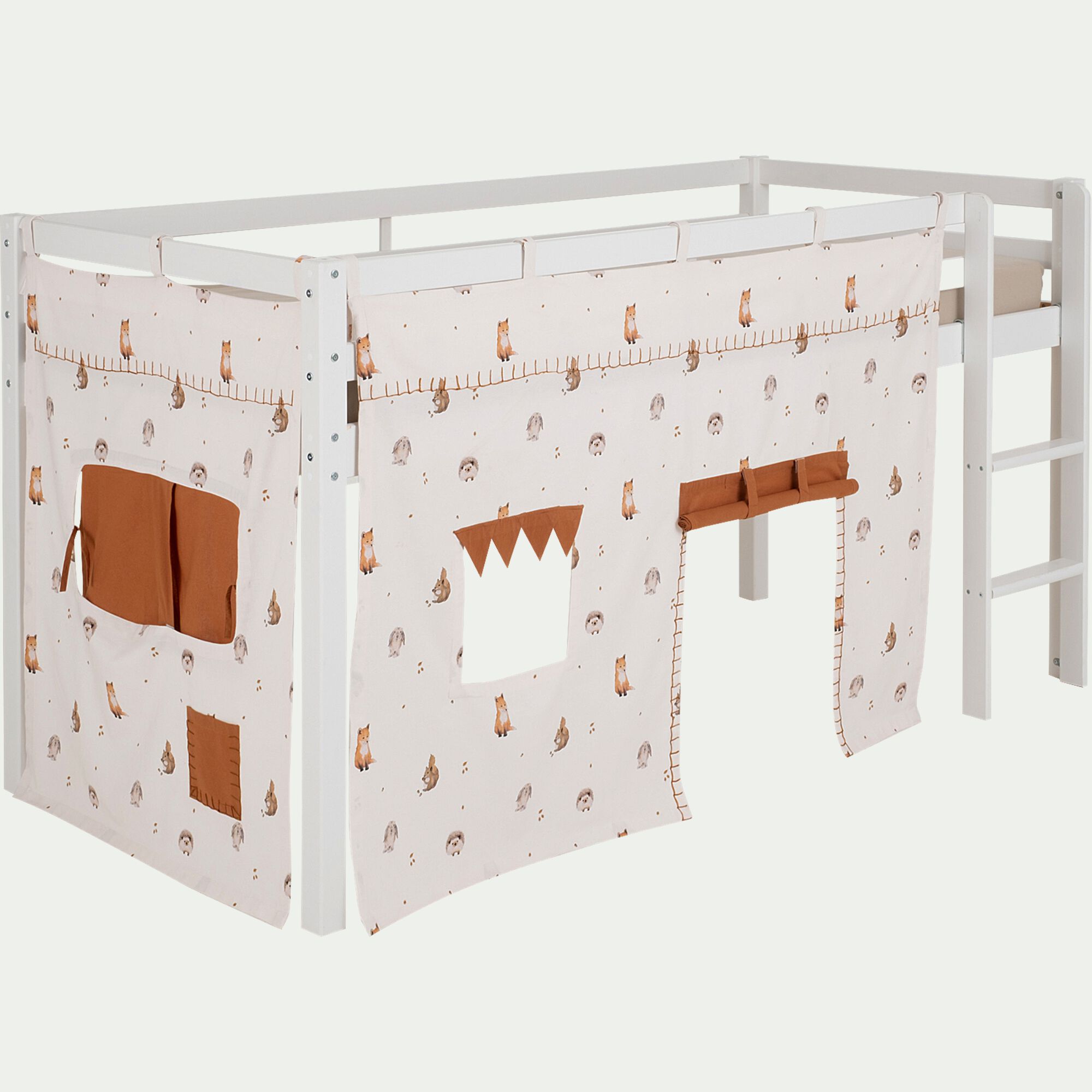 MAS - Tente de lit en coton l152xh106cm - blanc