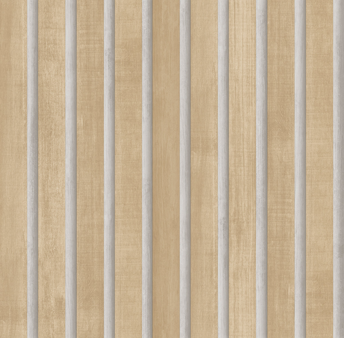 Sanders & Sanders behang houten wandpanelen 3d bruin en beige - 53 cm x 10 m - 640050