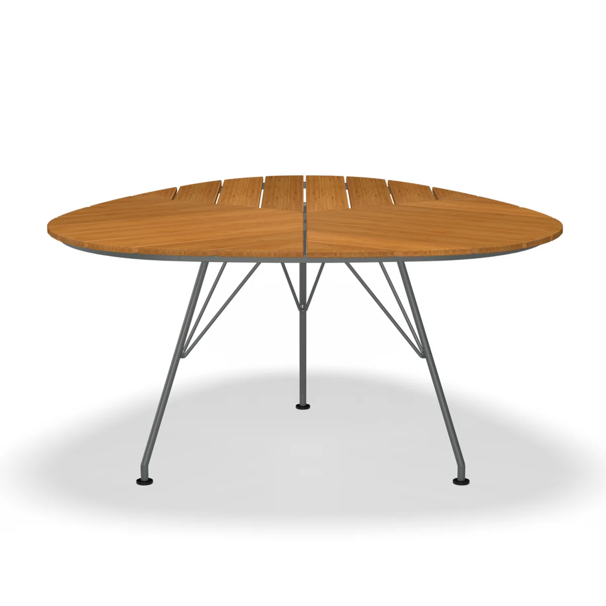 HOUE - LEAF Outdoor Tisch Ø 146 cm, Bambus