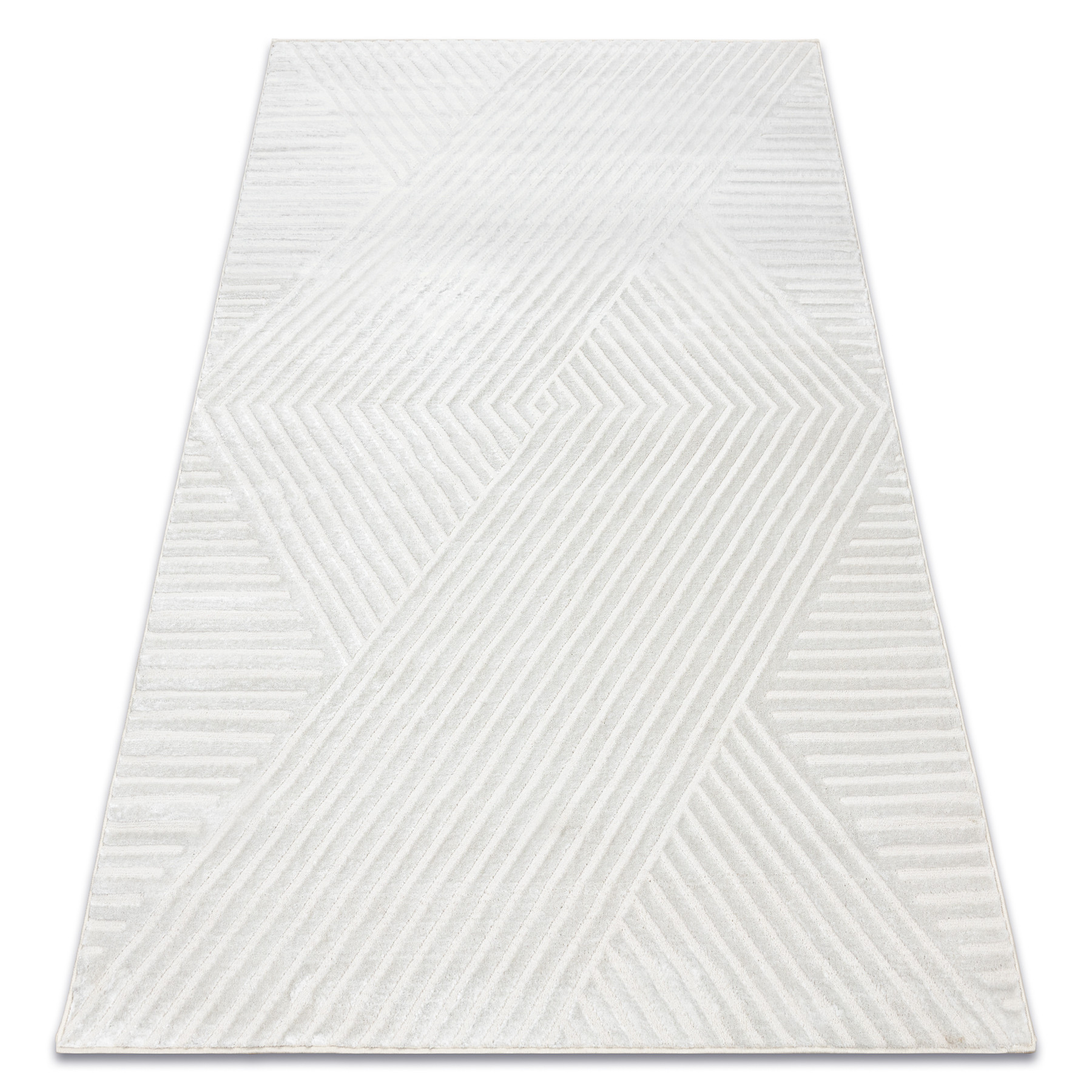 Dywan BALANCE 1503 krem - Geometryczny, strukturalny, glamour80x150 cm