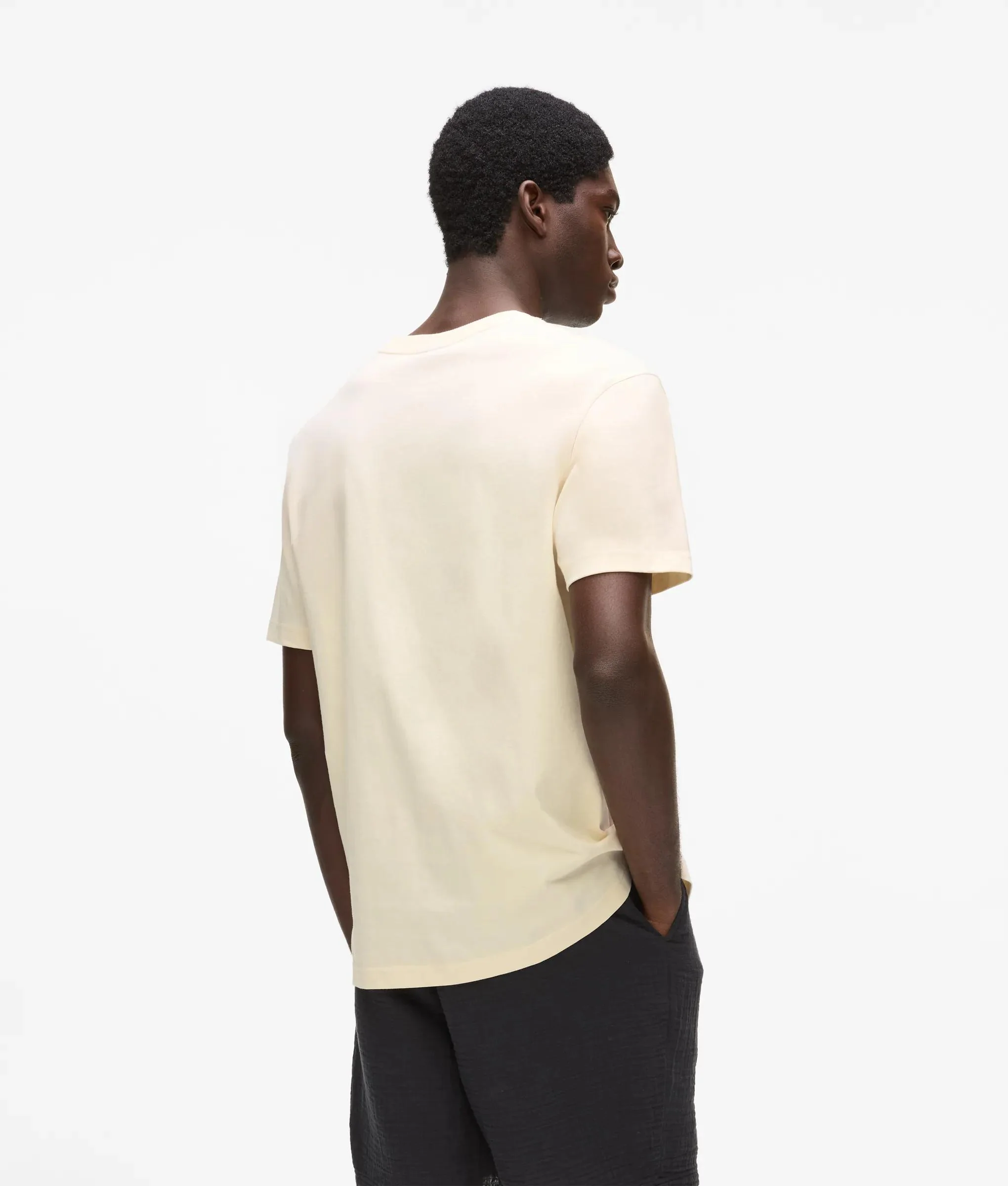 T-shirt avec logo rayé