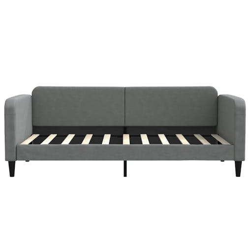 NNEVL Day Bed Dark Grey 90x190 cm Fabric