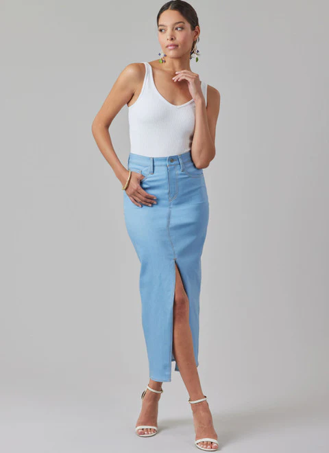 McCall's Pattern M8559 Misses' and Women's Skirt in Three Lengths and Tie Belt
