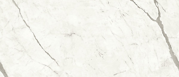 Carrelage effet Marbre Blanc Calacatta Majestic 278x120x0,6 cm Brillant Faventa - Mur intérieur (vendu par carton de 3,336 m²) - R