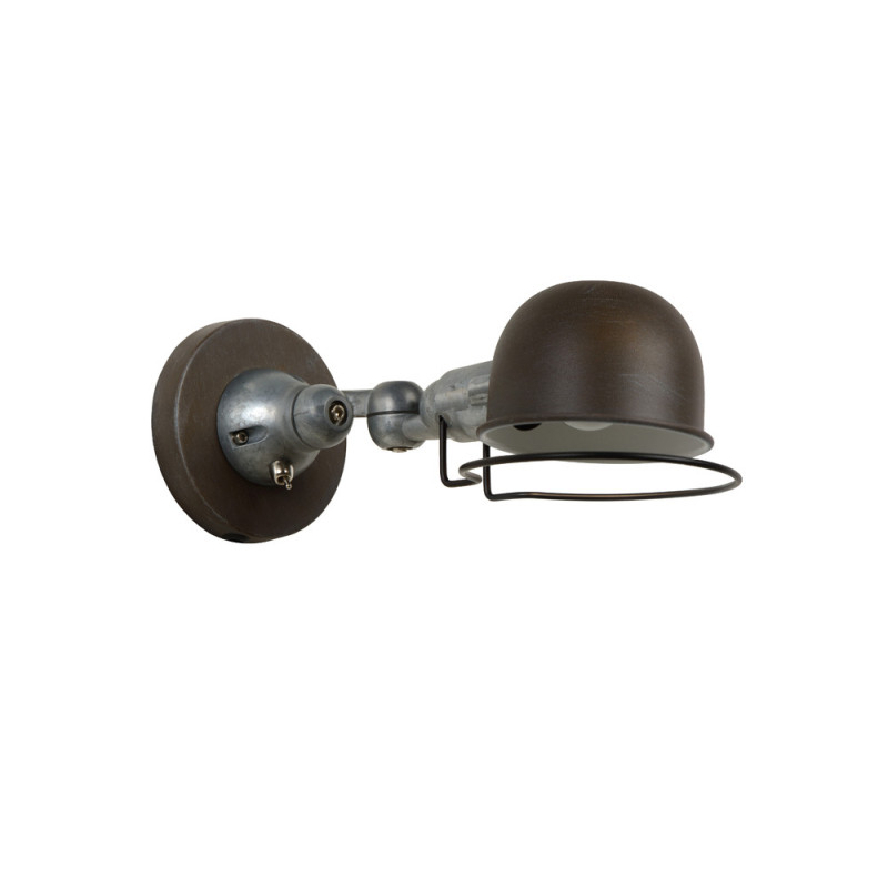 Applique Honoré rouille 28,2 cm E14 25 W LUCIDE