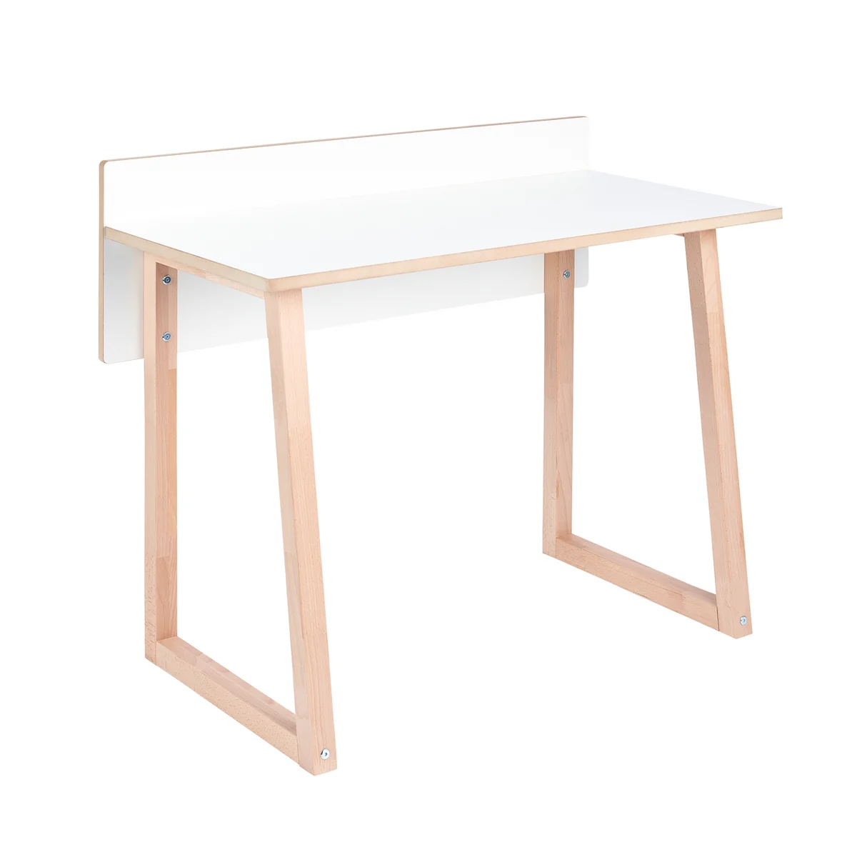 Tojo - werk Kinder-Schreibtisch, weiß / Buche