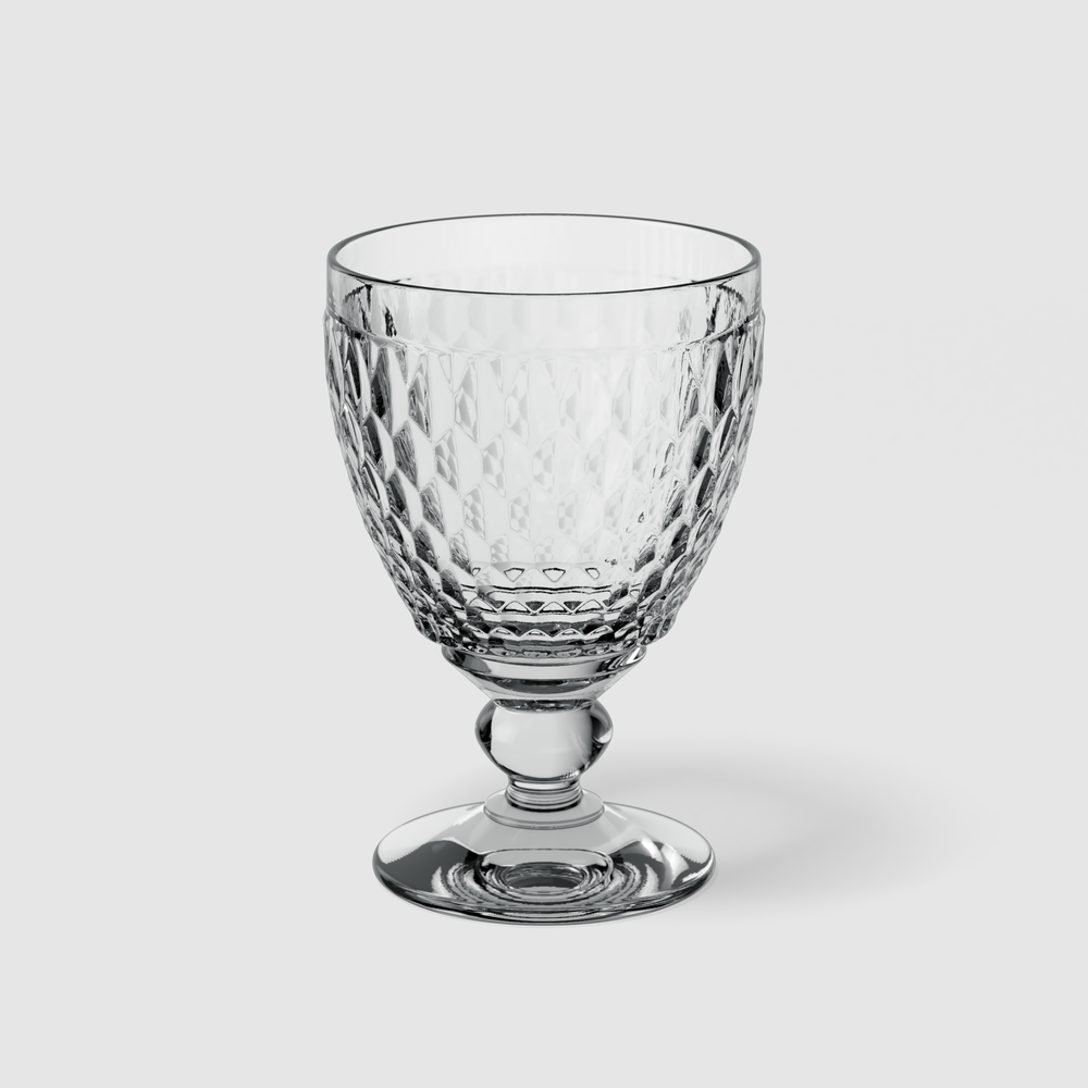 Boston Water goblet - Clear, 8.5 oz, crystal glass