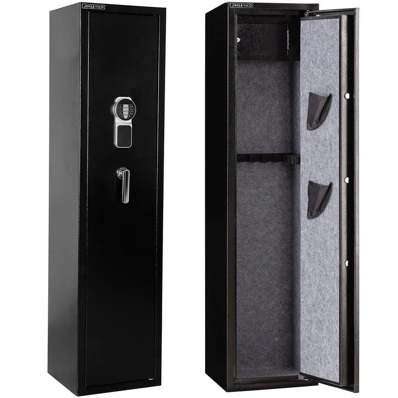 Quick Access 5 Gun Locker With Pistol Pocket And Bullet Lock Case