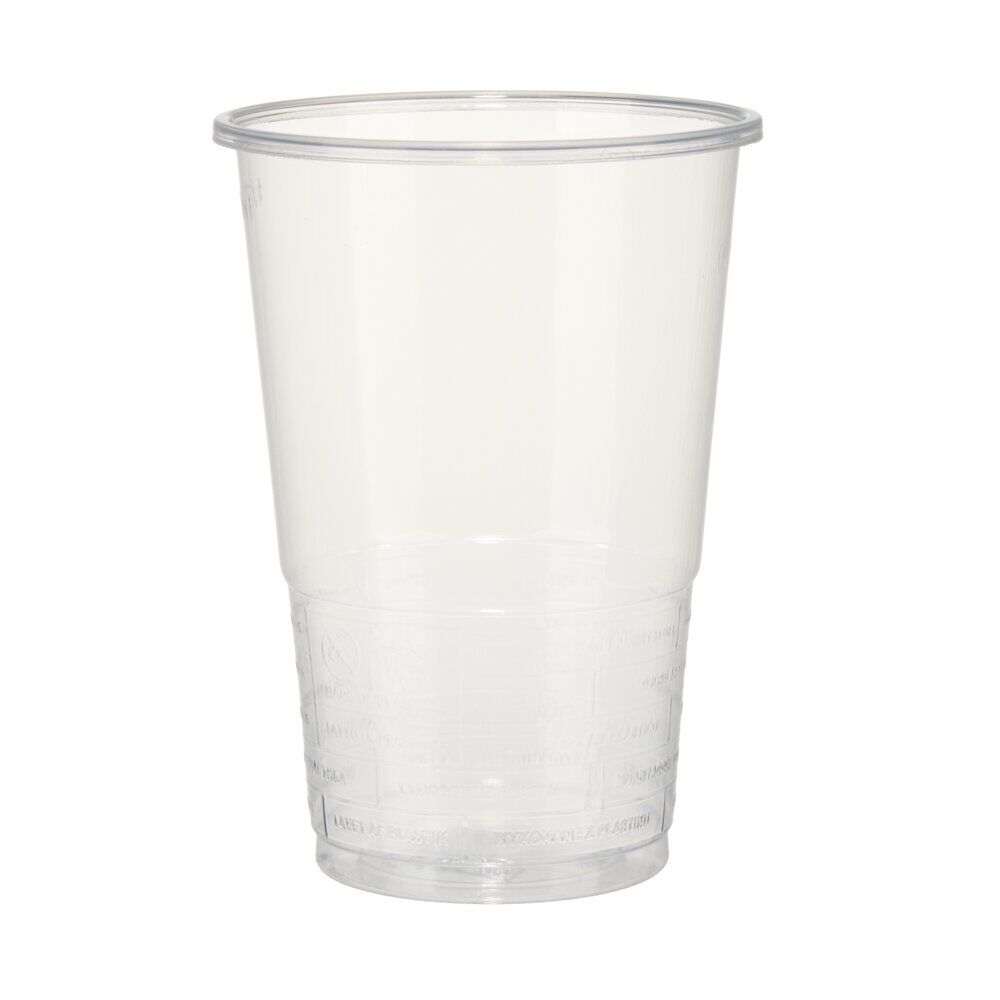 Gobelet plastique transparent 33cl x50