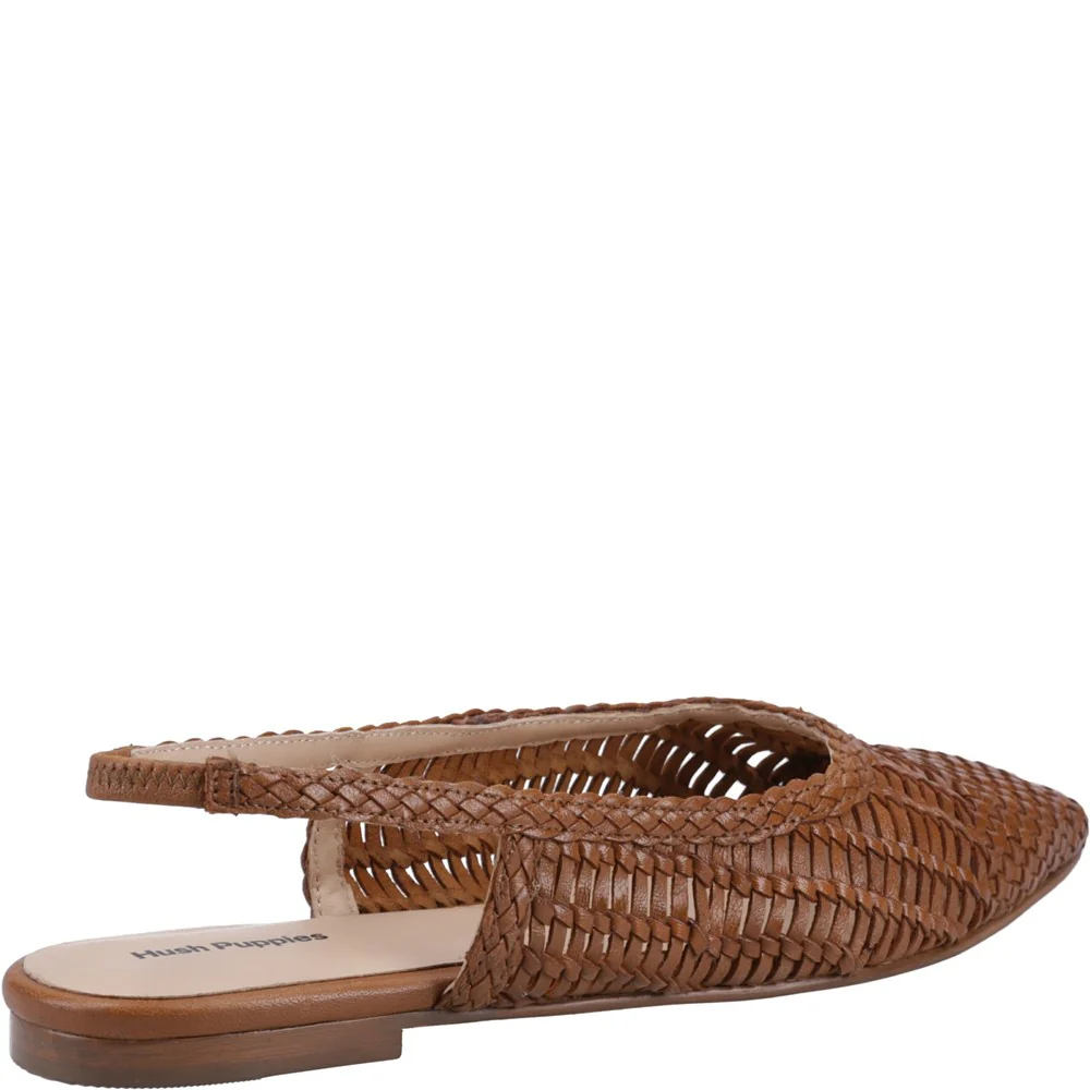 Hush Puppies Dalia Woven Slingback Ballerinas