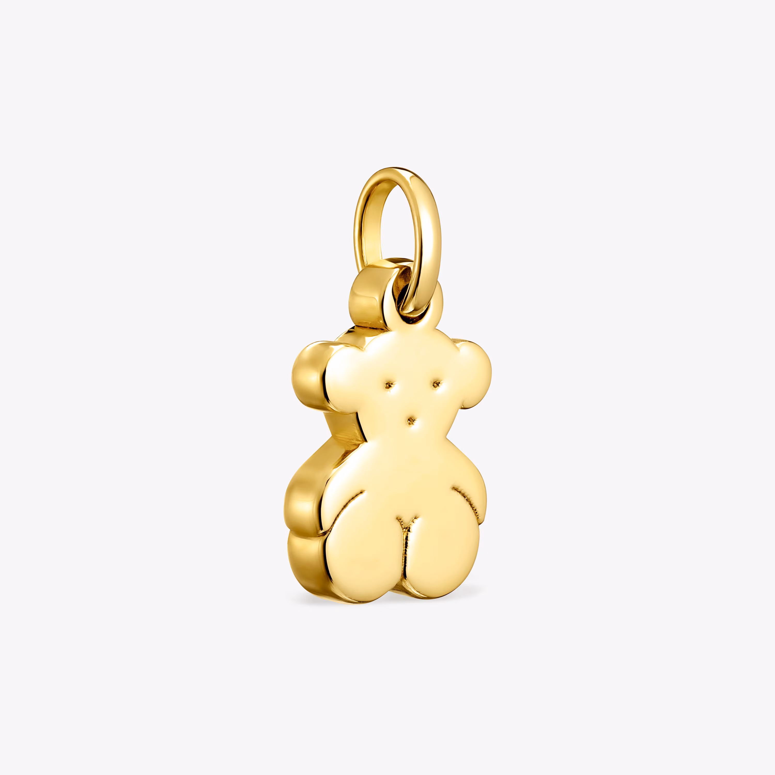 Colgante pequeño oso con baño de oro 18 kt sobre plata Sweet Dolls