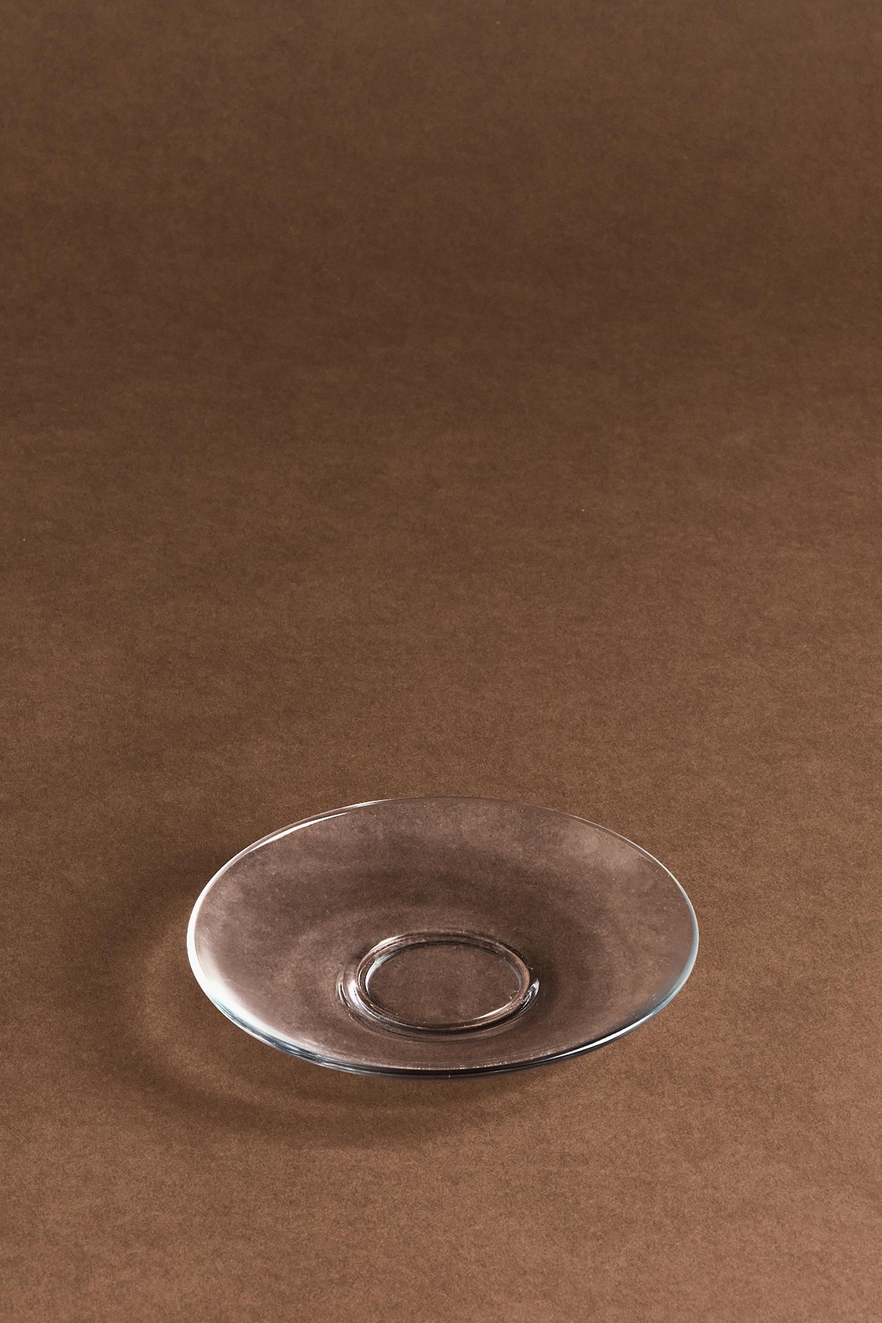 Plato café Duralex® vidrio transparente 13,4 cm (Pack 4)