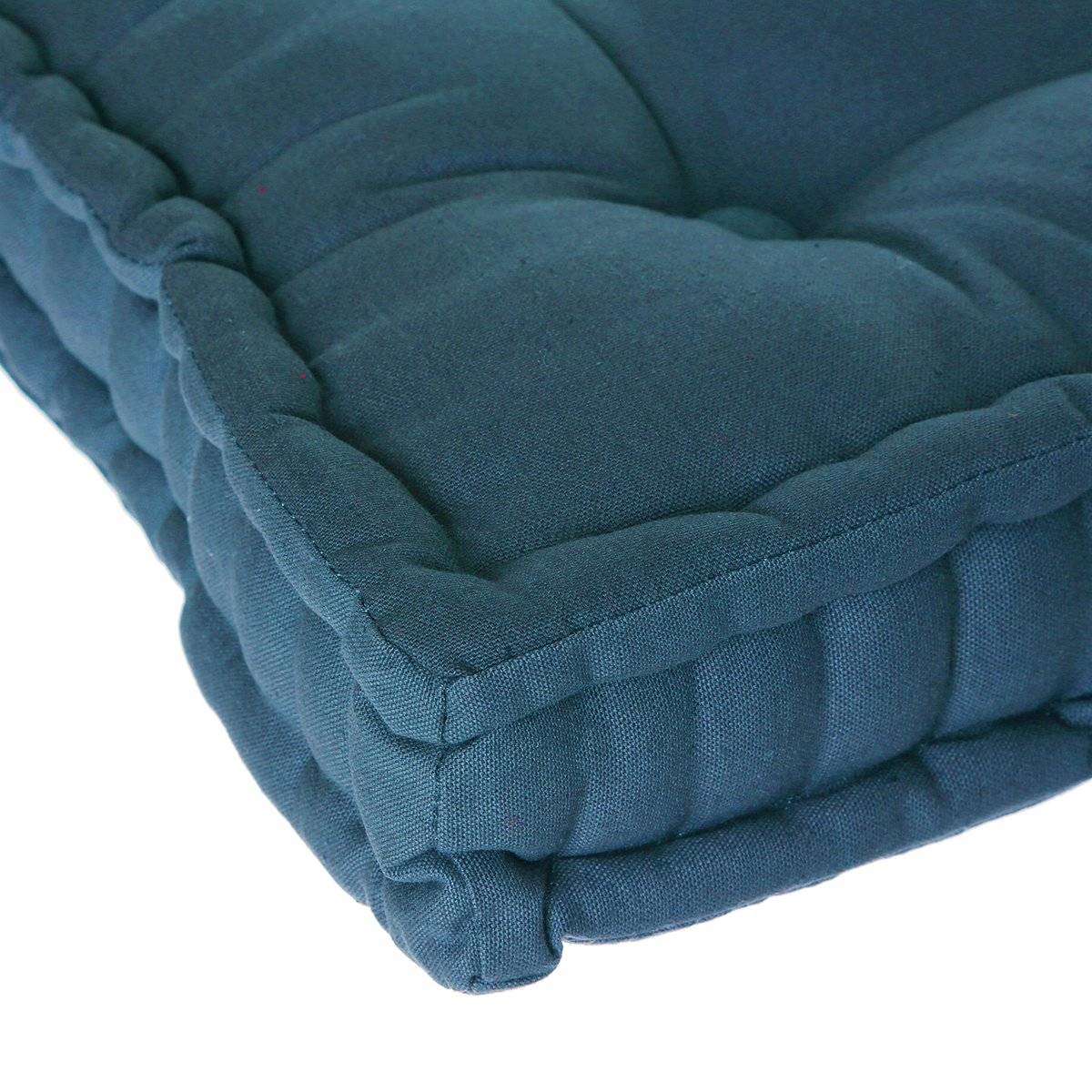 Floor cushion Duck blue, 40x40 cm
