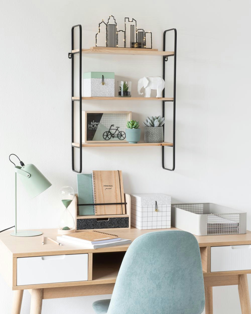 - Statuette origami éléphant blanc H12