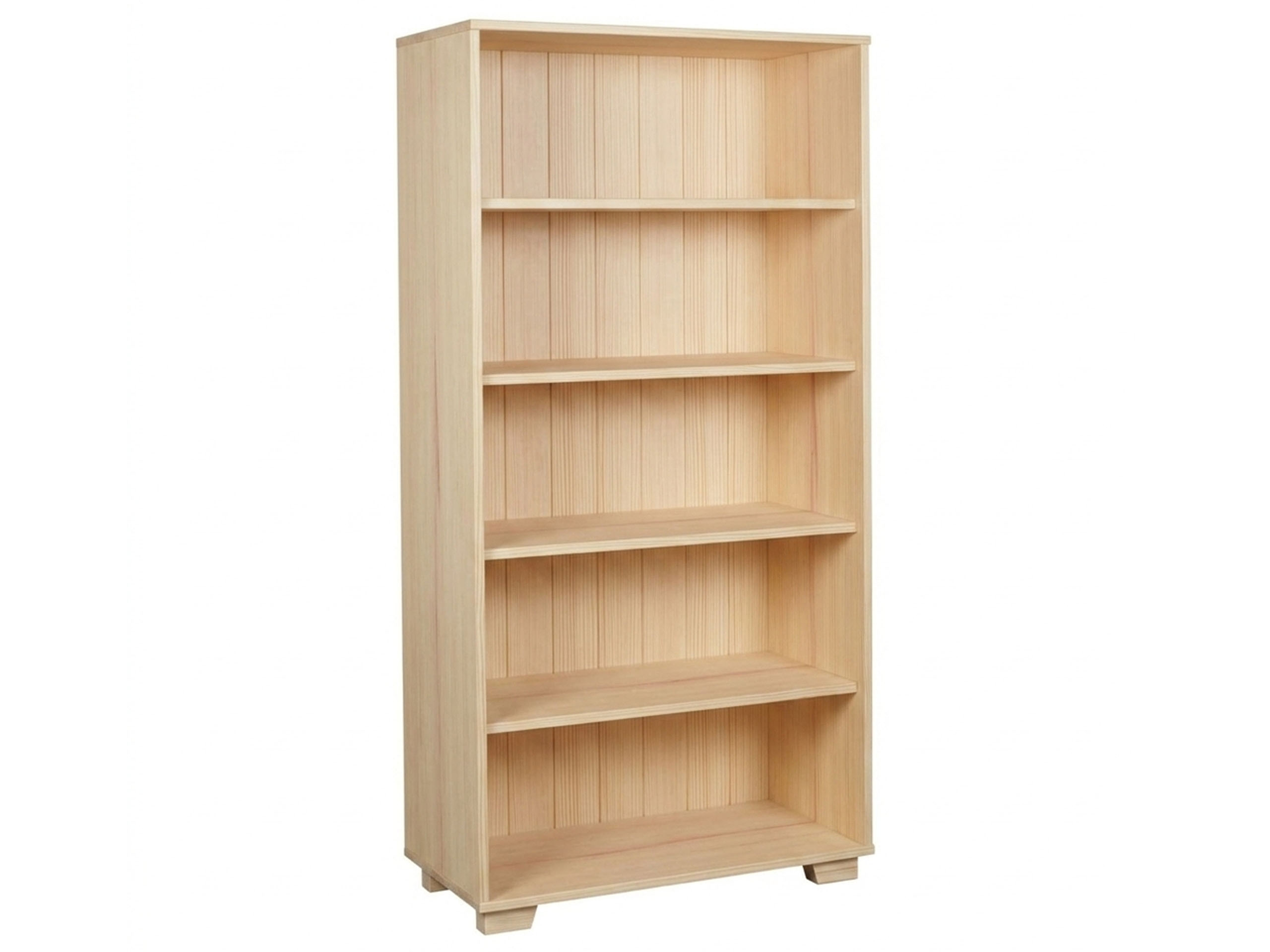 Regał Natural wood I z drewna litego, kolor sosnowy