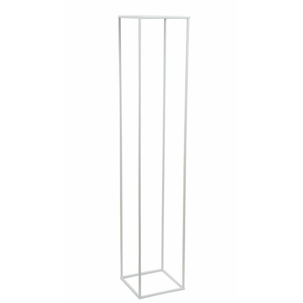 Biały nowoczesny kwietnik stojący 130 cm LOFT