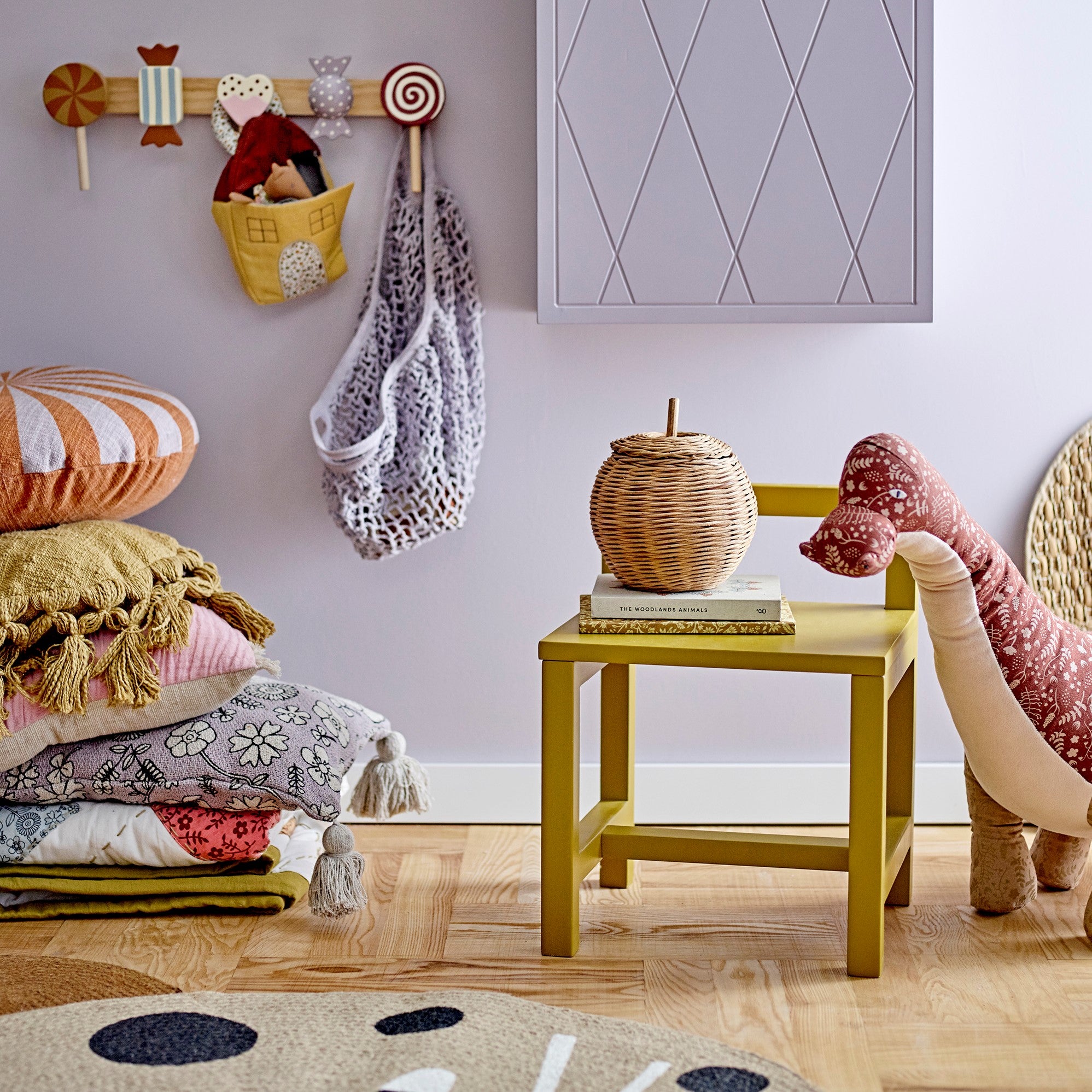 Bloomingville Mini Naffie Vloerkleed Ø 100 cm