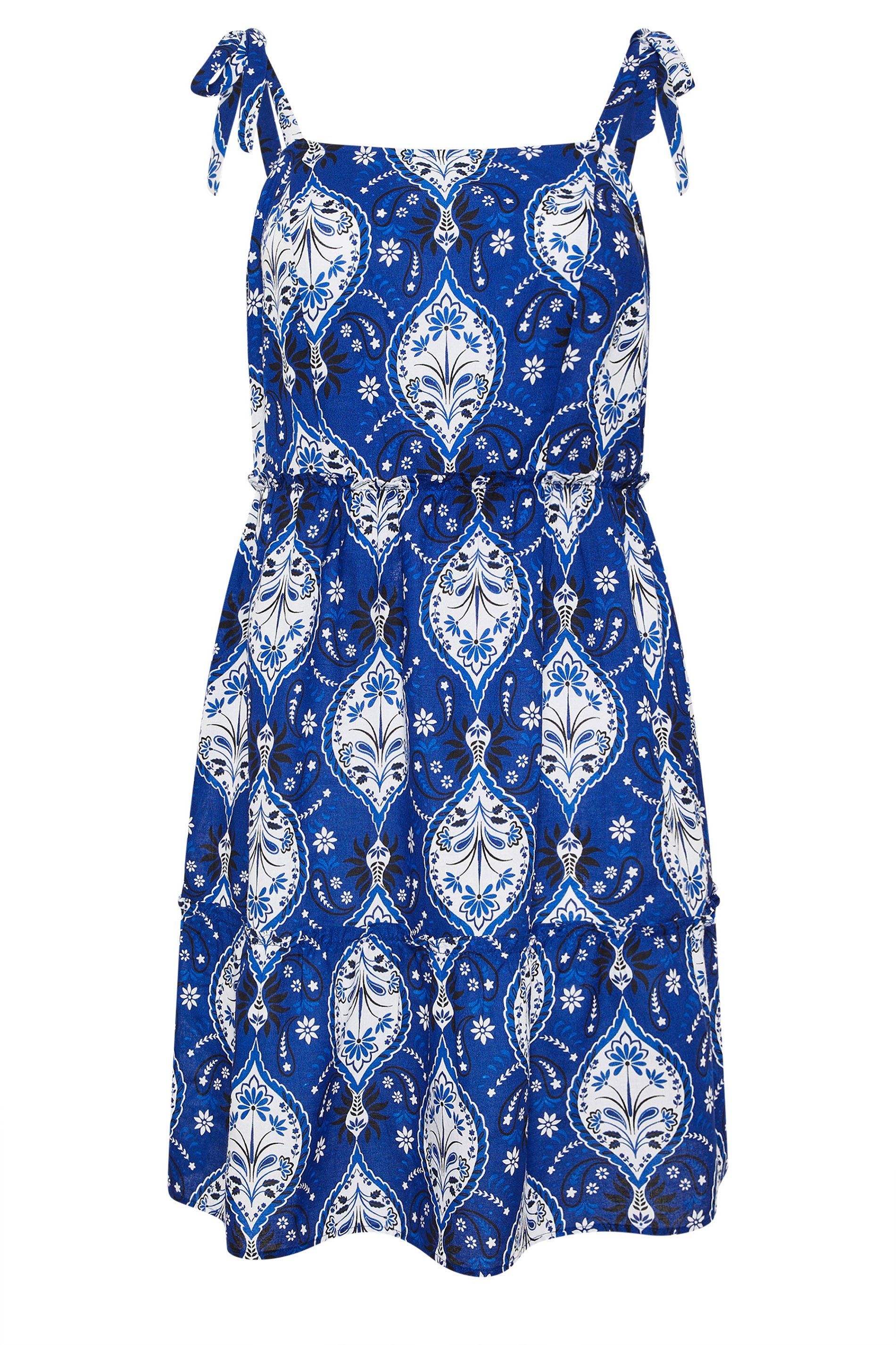 Yours Bandana Print Linen Smock Dress