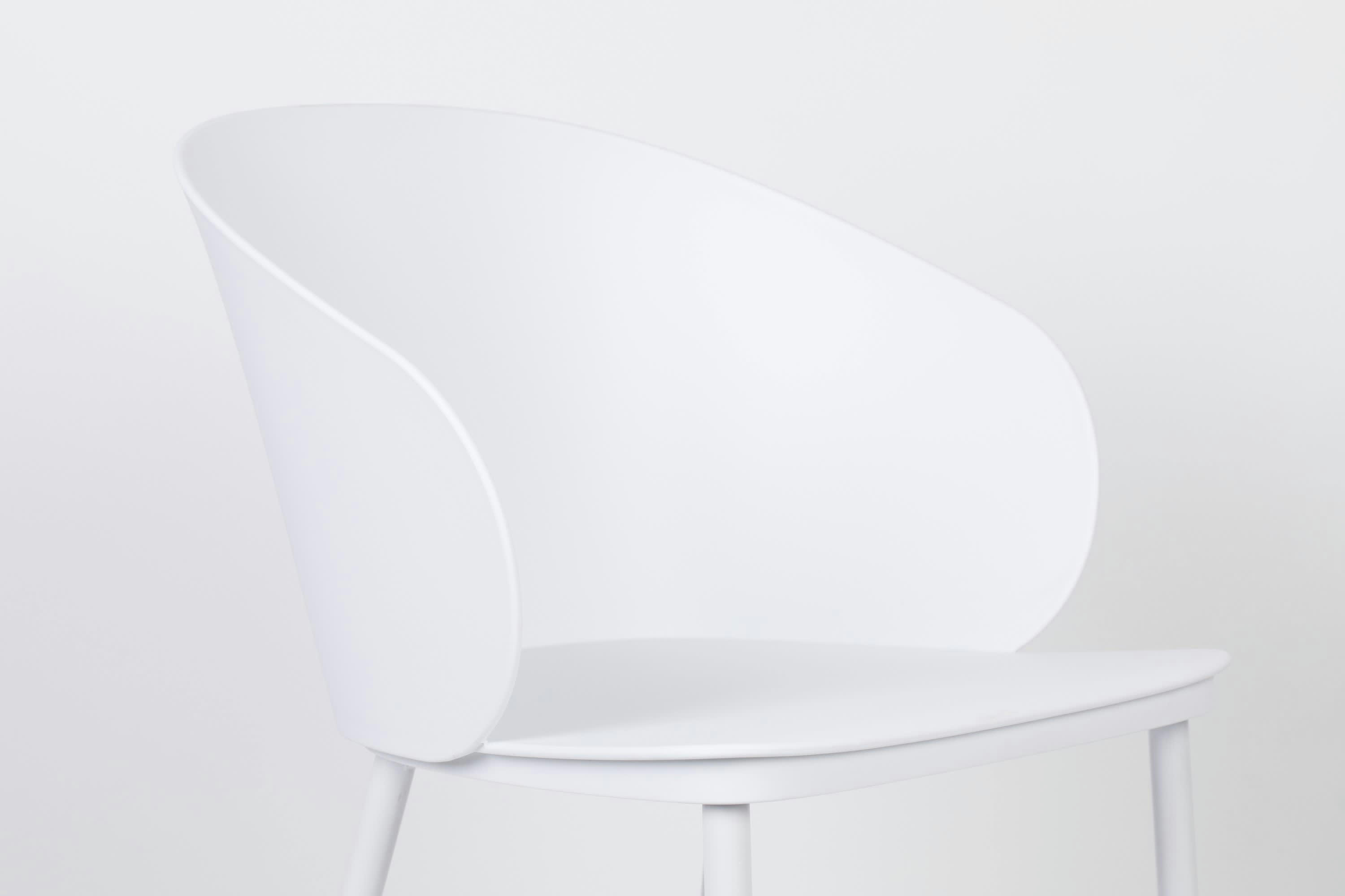 GIGI - Chaise en polypropylène blanc