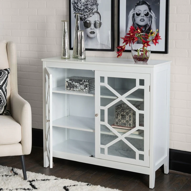 Fetti White Large Cabinet