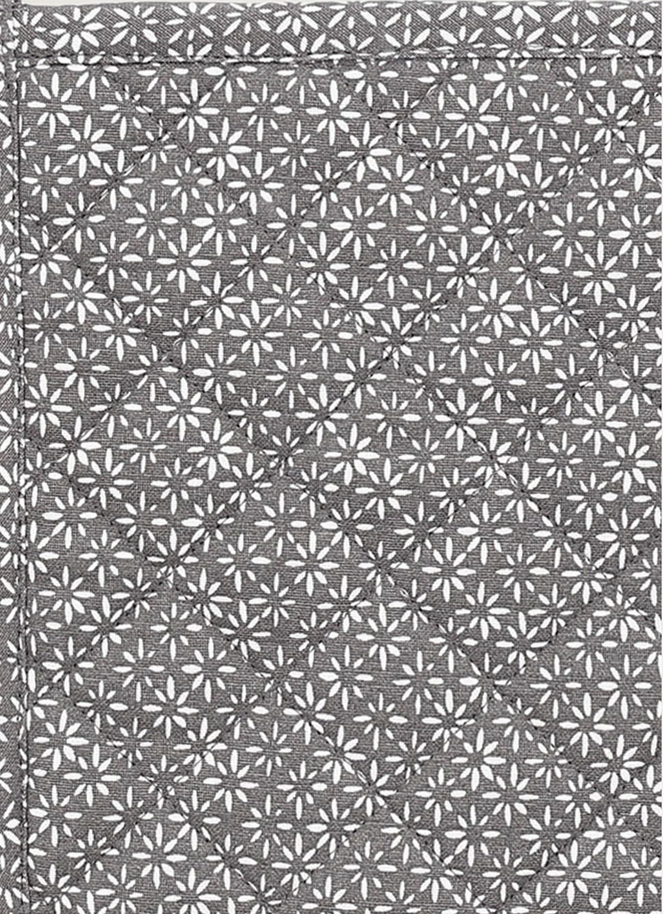 MANIQUE DE CUISINE à MOTIFS GÉOMÉTRIQUES GRIS