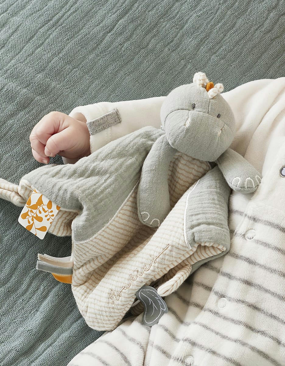 - Doudou Stegi en mousseline BIO, eucalyptus