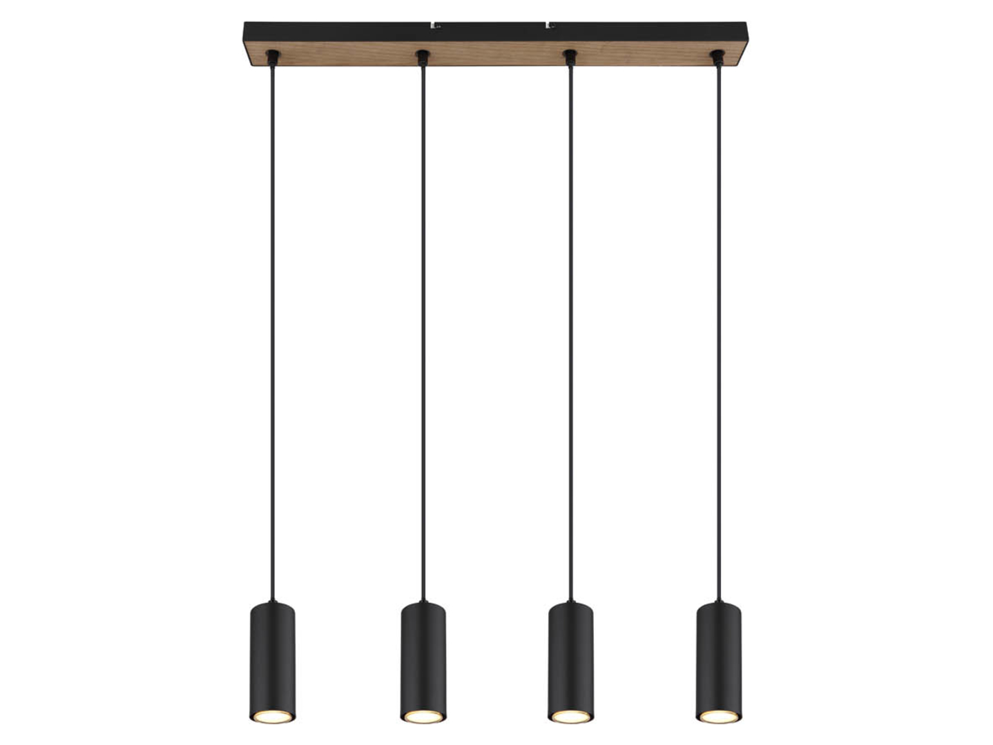 Lampa wisząca Robby 4-punktowa metalowa czarna