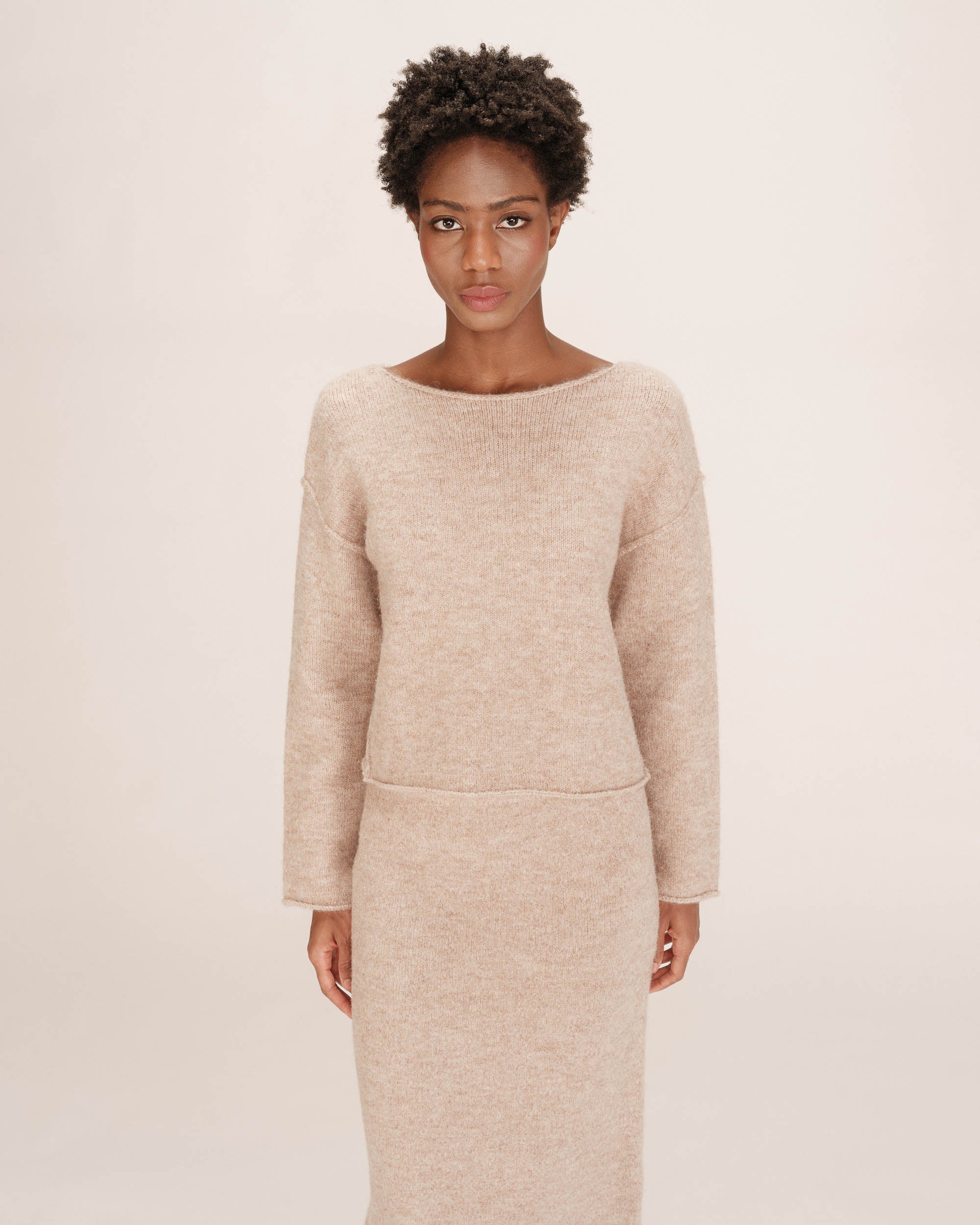 Pull large taupe Tamino