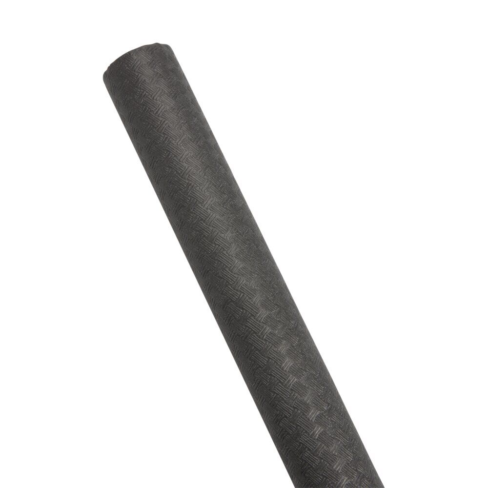 Nappe papier gaufré noir 1,2xL6m