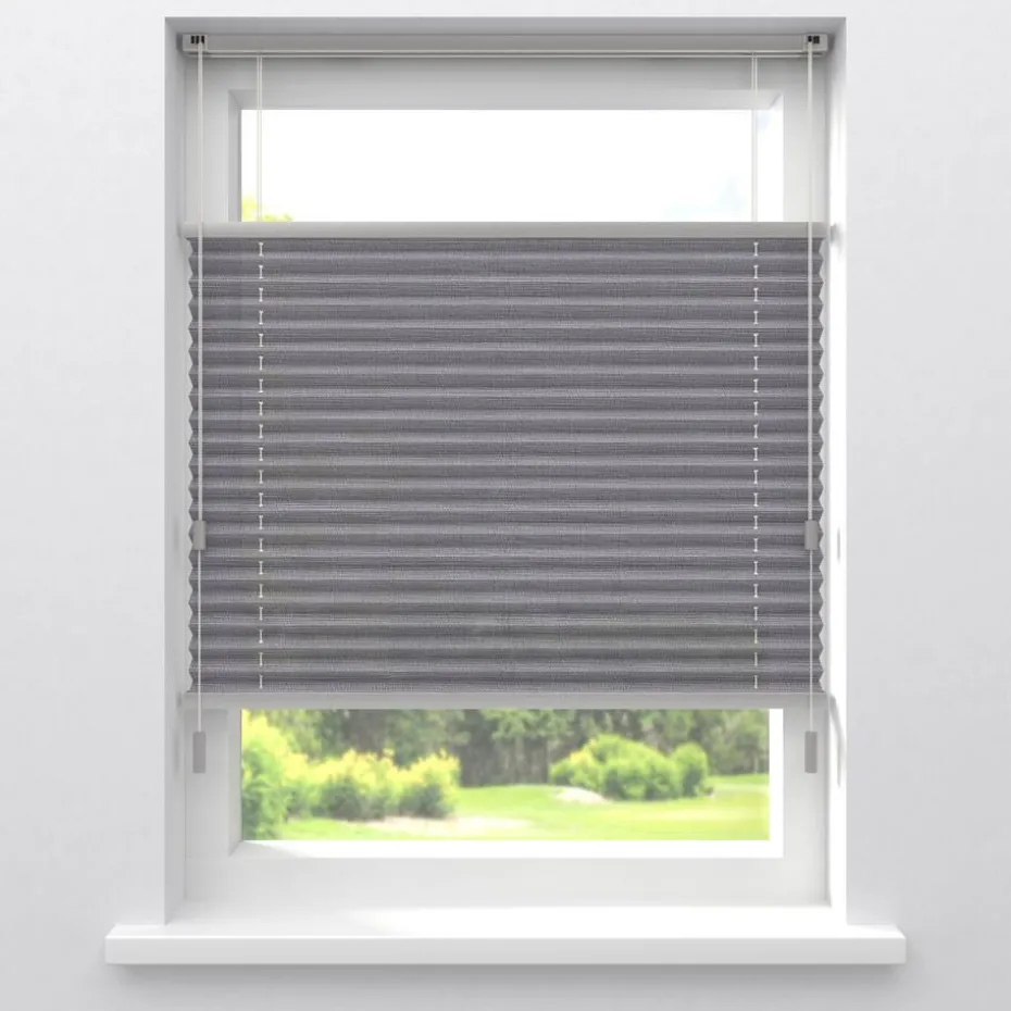 Kwantum Plisségordijnen | Fenstr Plissé Lina  Transparant Grijs