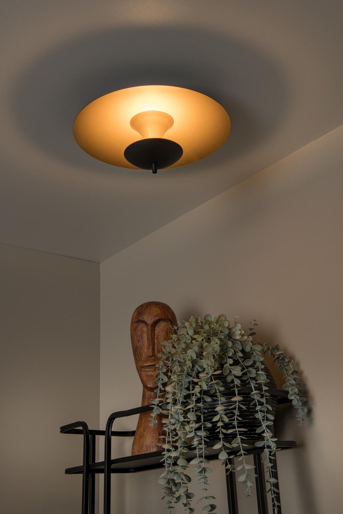Lucide plafonnière VULCAN - Geïntegreerde LED - Zwart