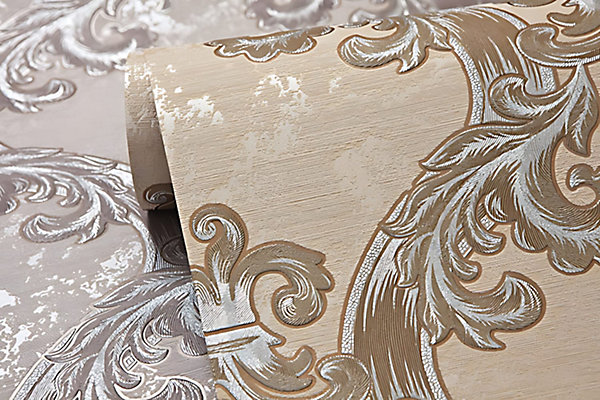 EDEM 1026-13 Papier peint baroque texturé accents métalliques 5,33 m2
