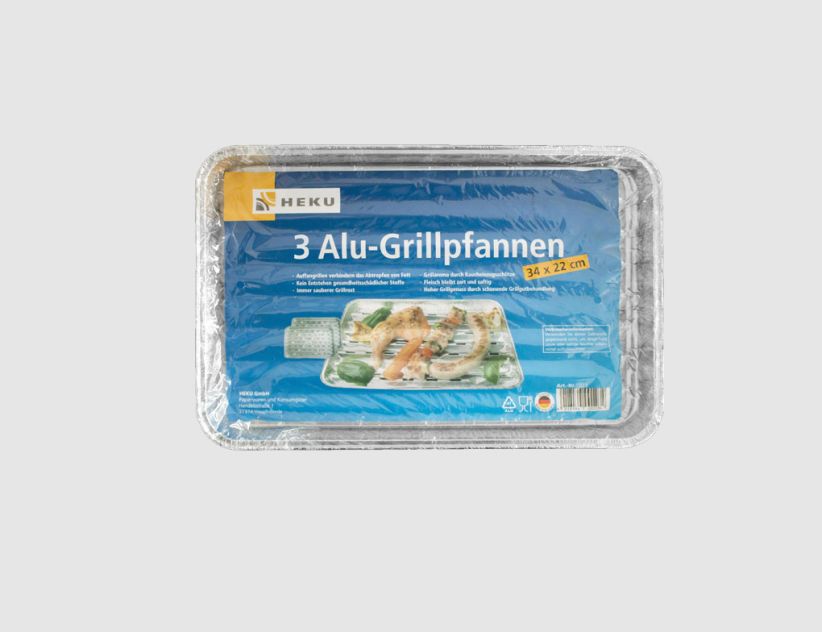 Alu Grillpfanne 3 Stück