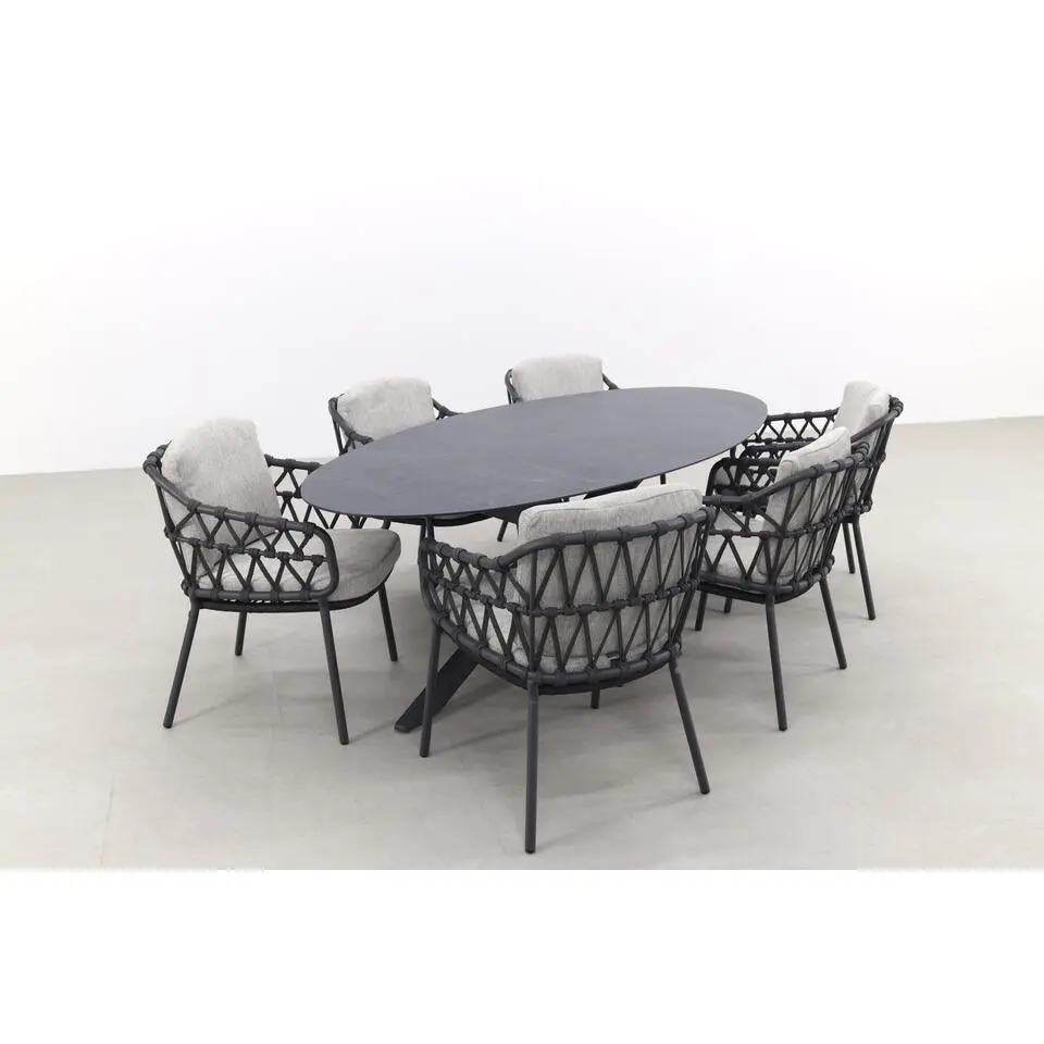 4SO Calpi/Privada 240x107 - Ovale tuinset - 7-delig