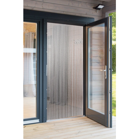 Türvorhang, LxB: 200x100 cm, transparent