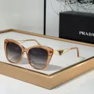 Prada Mirror leg Hollowed Out Stereoscopic Logo  sunglasses