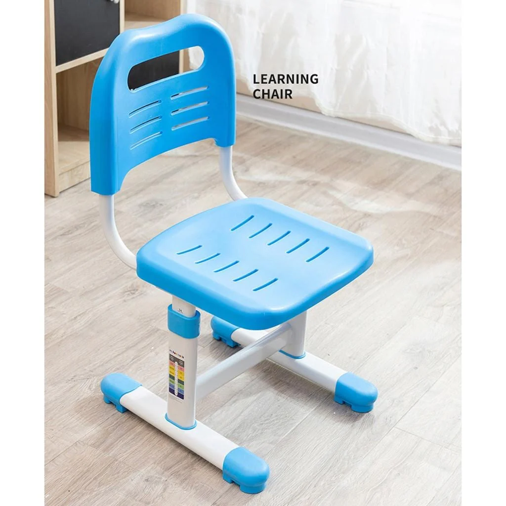 Children's Study Desk Chair Set Multifunctional Study Table With Book Stand - 16x28x22in